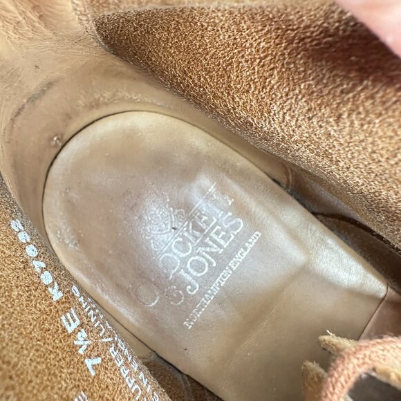 Crockett & Jones Hayle Men UK 7.5E US 8.5 Light Brown Suede Ankle Chukka Boot - Picture 12 of 13